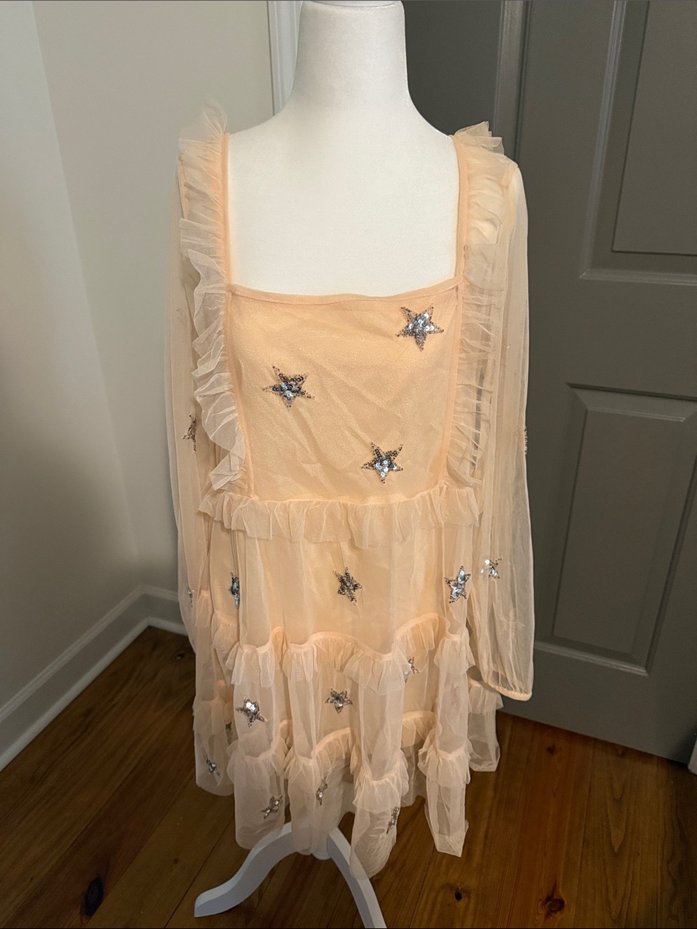 Sz S Show Me Your Mumu Star Dress with Slip
